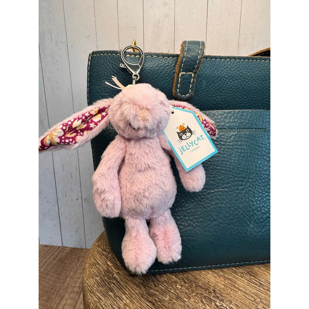 Jellycat Thistlepop Blossom Bunny Bag Charm FAST SHIP Authentic Jellycat